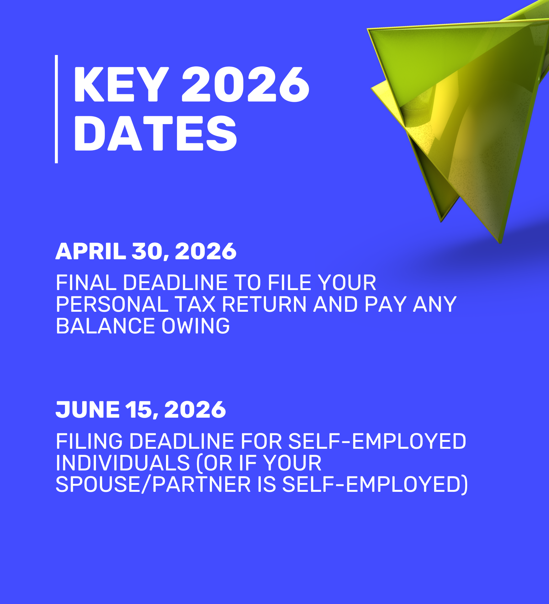 Tax Season has Arrived!