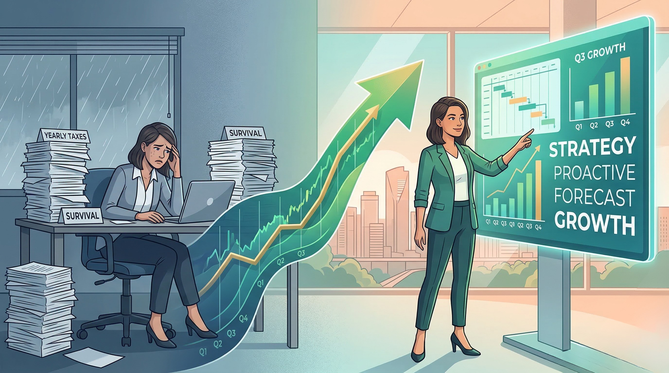 From Survival to Strategy: Why Your Annual Tax Return is a Rearview Mirror (and How to Look Forward)